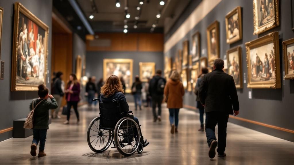 Museums across Britain have launched major initiatives to improve access for visitors with disabilities.